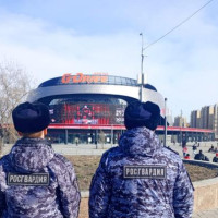 Правопорядок во время проведения матча чемпионата КХЛ обеспечили росгвардейцы в Омске