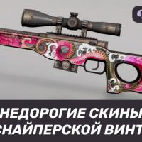 Бюджетные скины для снайперской винтовки в CS2
