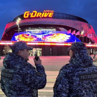 Росгвардия обеспечила правопорядок во время матчей КХЛ в Омске