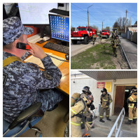 В Самарской области росгвардейцы провели пожарно-тактические занятия
