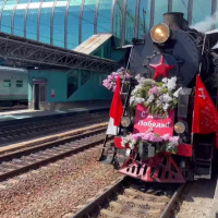 Росгвардия обеспечила безопасность пребывания «Паровоза Победы» в Самаре