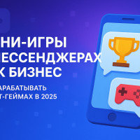 Мини-игры в мессенджерах как бизнес: как зарабатывать на бот-геймах в 2025