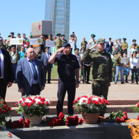 В День пограничника в Самаре возложили цветы к Вечному огню