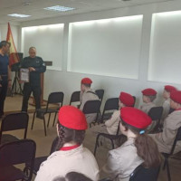 Юнармейцы стали гостями омского спецподразделения Росгвардии