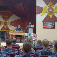 В Управлении Росгвардии по Самарской области состоялось занятие со специалистами по военно-политической подготовке