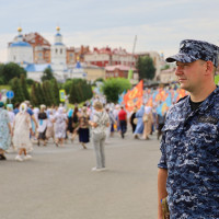 В Казани Росгвардия приняла участие в обеспечении безопасности крестного хода