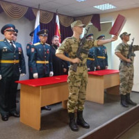 Новобранцы Росгвардии приняли присягу в Омске