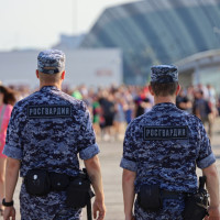 В Казани росгвардейцы приняли участие в обеспечении безопасности футбольного матча второго тура РПЛ