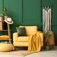 Яркие акценты в интерьере 2025-2026: главные цветовые решения в дизайне интерьера