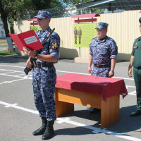 Новое пополнение казанского полка Росгвардии приняло военную присягу