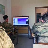 В Херсонской области лектор Общества «Знание» провела занятие для росгвардейцев