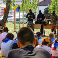 Сотрудники Росгвардии посетили детский военно-патриотический лагерь в г. Лаишево