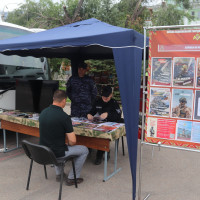 В Самарской области завершил работу мобильный агитационный пункт Росгвардии