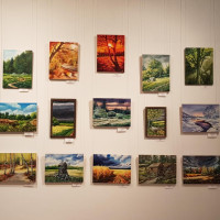 Открытие персональной выставки