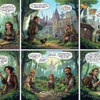 Интерактивные комиксы по теме восстановления фраз: обучаем безопасно, увлекательно и эффективно