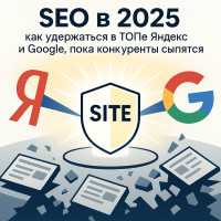 SEO в 2025: как удержаться в ТОПе Яндекс и Google, пока конкуренты сыпятся