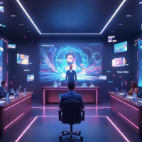 Виртуальный суд, проверяющий владение фразой через эмоции