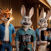 Вышел первый в России нейроанимационный ситком «Как хитрый Лис с Зайцами урожай делил»