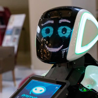 В Минском государственном дворце детей и молодежи начал работу робот Promobot