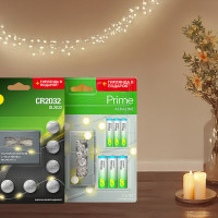 GP выпустил новые комплекты батареек GP Prime и GP CR2032 с гирляндами