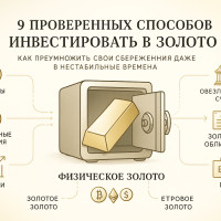 9 Проверенных Способов Инвестировать в Золото: Как Преумножить Свои Сбережения Даже в Нестабильные Времена