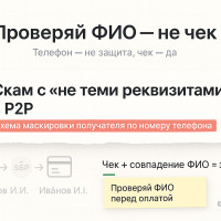 Скам с «не теми реквизитами» в P2P: и как не потерять деньги