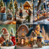 Фетрово-войлочная сказка. 🎄