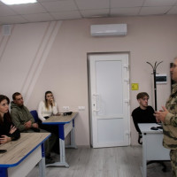 В Херсонском техническом университете росгвардейцы приняли участие в учебно-методическом занятии по антитеррористической защищенности