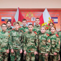 В Херсонской области воспитанники подшефного класса Росгвардии записали видеопоздравление ко Дню Героев Отечества