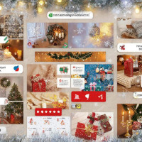 Создание новогодней атмосферы в Telegram-канале