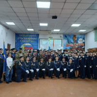 В преддверии Дня Конституции росгвардейцы приняли участие в церемонии посвящения в кадеты