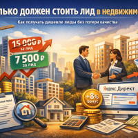 Сколько должен стоить лид в недвижимости в 2025 году: реальные цифры рынка и почему «дешёвый CPL» часто убивает продажи