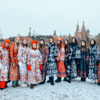 Бренд Душегрея раскрасил серую столичную зиму ярким флэшмобом