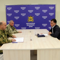 Росгвардия провела рабочую встречу с администрацией Херсонской области