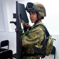 Воспитанники военно-патриотического центра «Характер» познакомились со службой СОБР «Каскад» Росгвардии в Омске