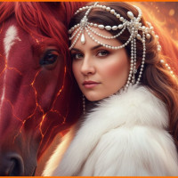 Как сделать ИИ фотографии с огненной лошадью — символом 2026 года [2 минуты, 0 рублей]