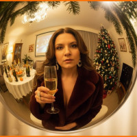 Сделали трендовое ИИ фото с отражением в елочном шаре? Вот где сгенерировать бесплатно ➡️