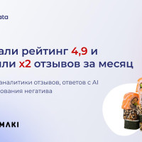 Как удержать высокий рейтинг и увеличить отзывы х2 за месяц в карточках HoReCa-сети: кейс