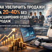 Как увеличить продажи на 20–40% без расширения отдела продаж: практический разбор AI-подхода