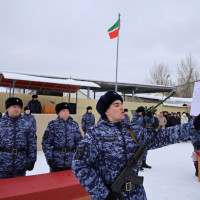 В Казани новое пополнение полка Росгвардии приняло военную присягу