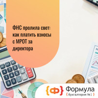 ФНС пролила свет: как платить взносы с МРОТ за директора