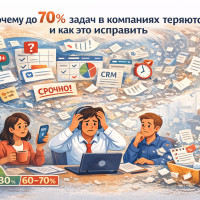 Почему до 70% задач в компаниях теряются — и как это исправить