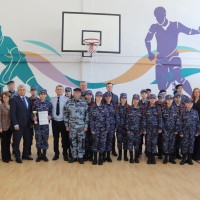 В Самаре офицеры Росгвардии оценили строевую подготовку кадет в преддверии Дня защитника Отечества (видео)