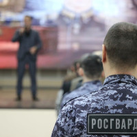 В Самаре росгвардейцы приняли участие в торжественном мероприятии, посвященном Дню защитника Отечества