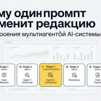 Как мы перестали верить в один промпт и собрали мультиагентную систему за 8 на текст