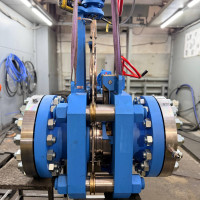 Российская шиберная (механизированная) задвижка высокого давления успешно прошла единые отраслевые испытания, организованные Единым оператором испытаний