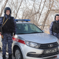 В Самаре росгвардейцы провели флешмоб, посвященный юбилею ведомства