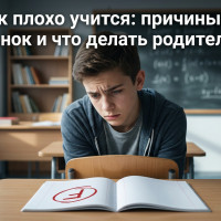 Ребёнок плохо учится: причины плохих оценок и что делать родителям