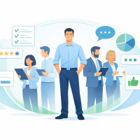 Оценка сотрудника 360 градусов: как собрать объективную обратную связь в Qform