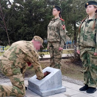 В Херсонской области росгвардейцы заложили «Капсулу памяти» для будущего поколения войск правопорядка